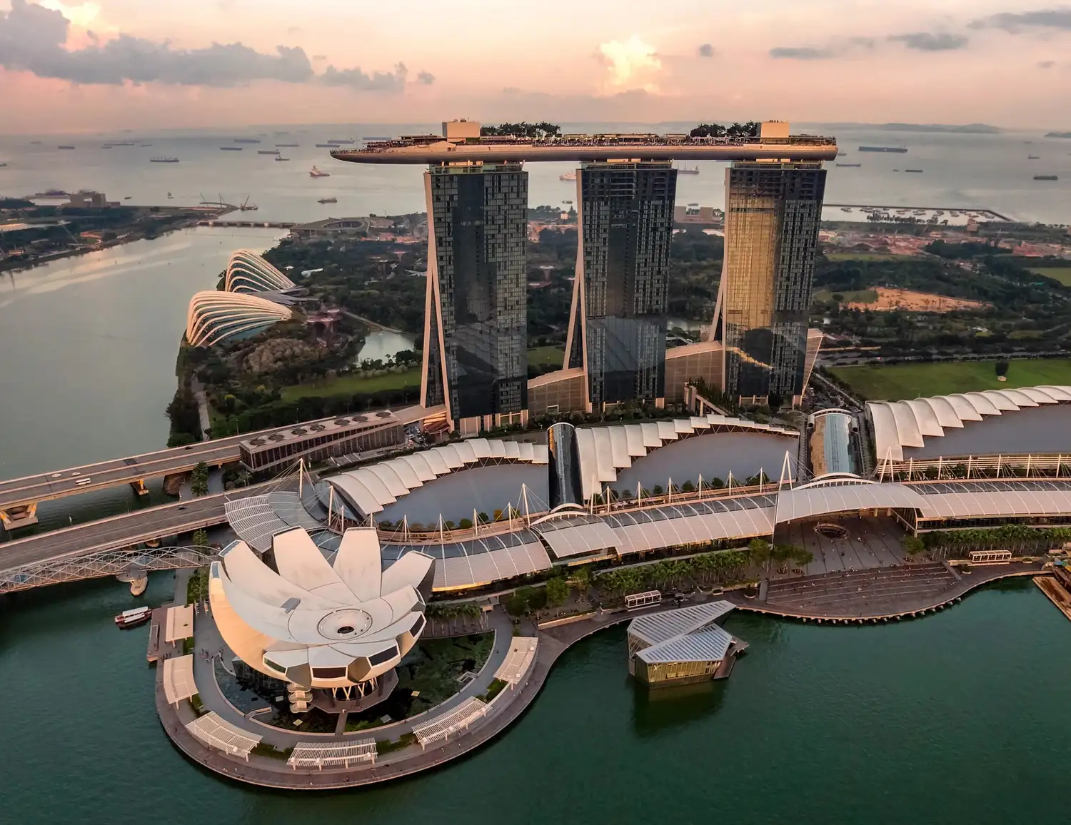 Courier route visual for India to Singapore